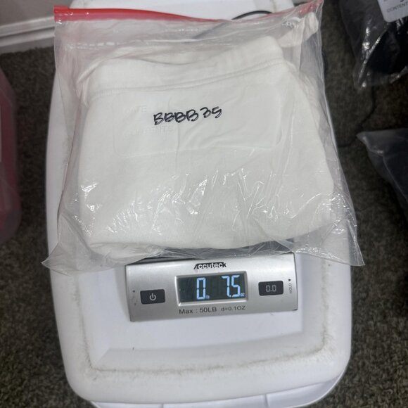 Frank & Eileen Sweat Shorts Womens Small White French Terry Drawstring Lounge - Picture 9 of 9